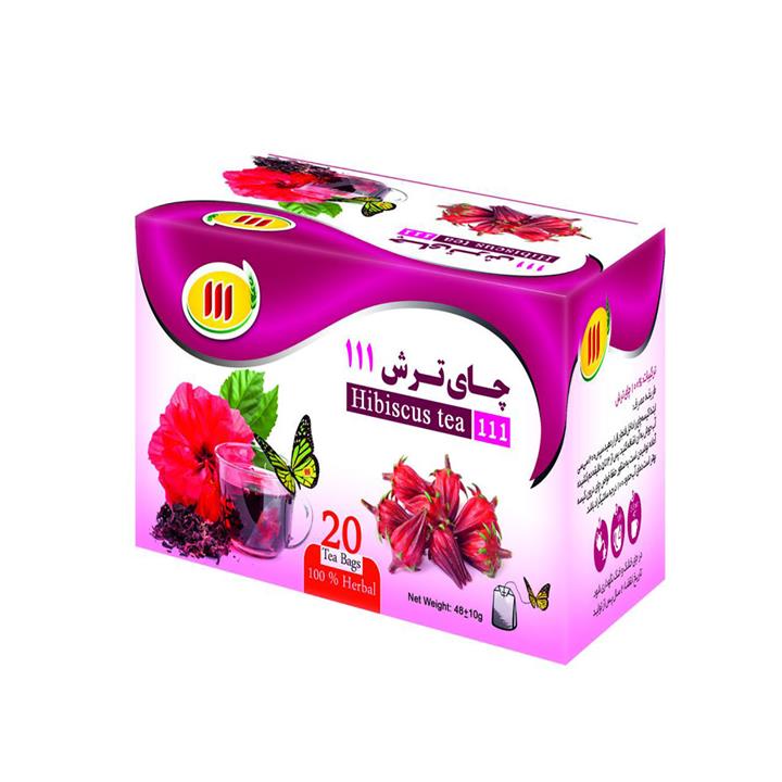 دمنوش چای ترش 111 بسته 20عددی